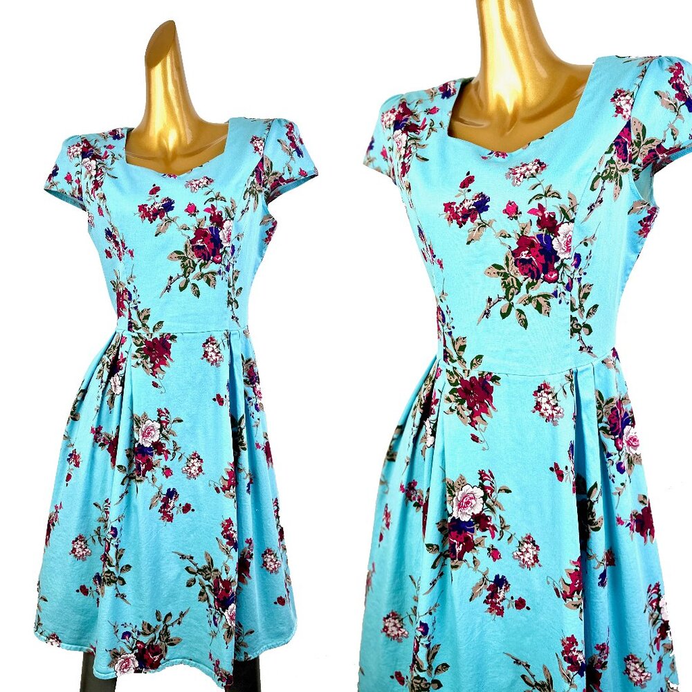 Vintage 90s floral dress cottagecore prairie mini sundress